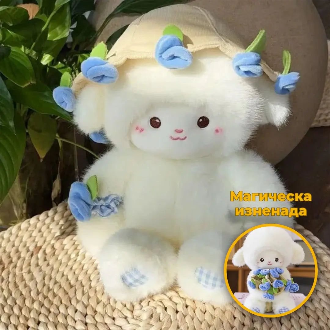 Агънце с цветя