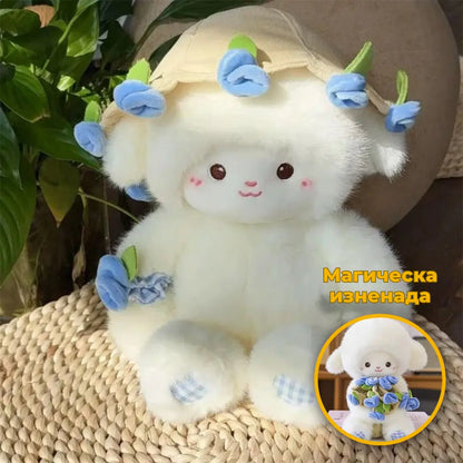 Агънце с цветя