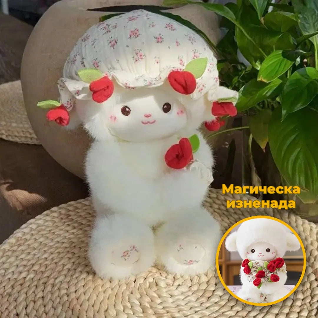 Агънце с цветя